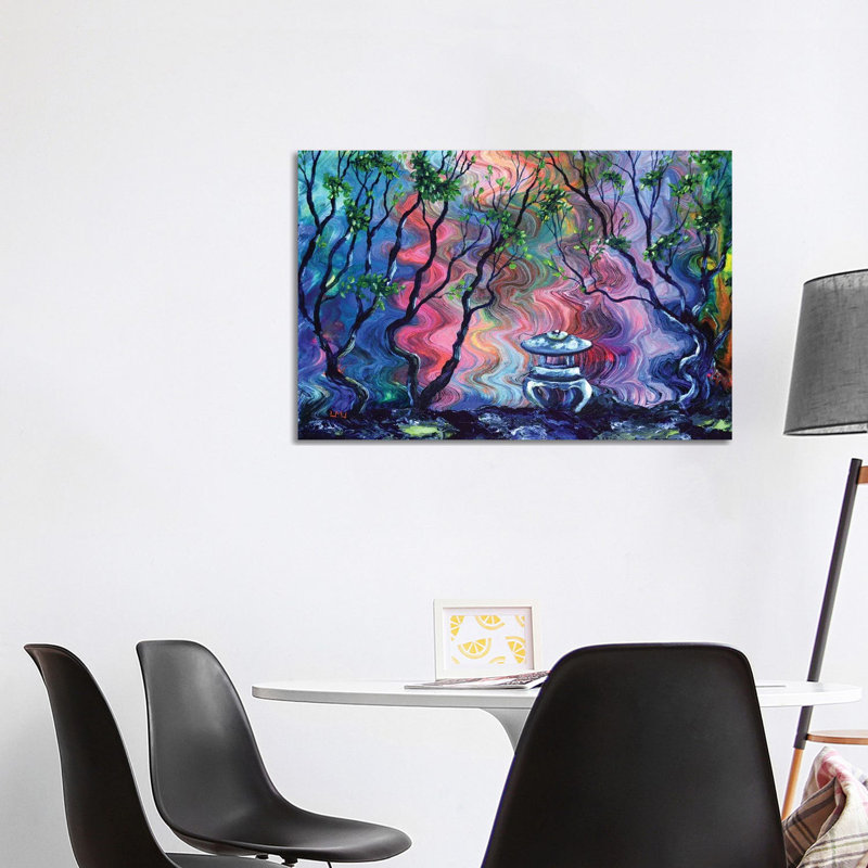 Under The Lilacs by Jo Grundy - Gallery-Wrapped Canvas Giclée on Canvas, Wrapped Canvas, 101.6 cm H x 66.04 cm W x 3.175 cm D