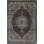 Hand-Knotted High-Quality Black and Cream Area Rug