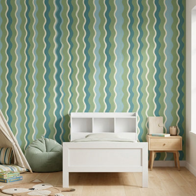 Mid Century Modern Wallpaper Retro Modern Decorative Mural