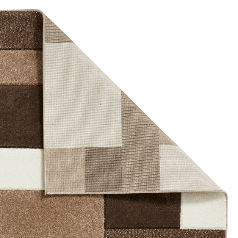 Matrix area rug Machine Woven Rectangle Beige, Rectangle 120 x 170cm