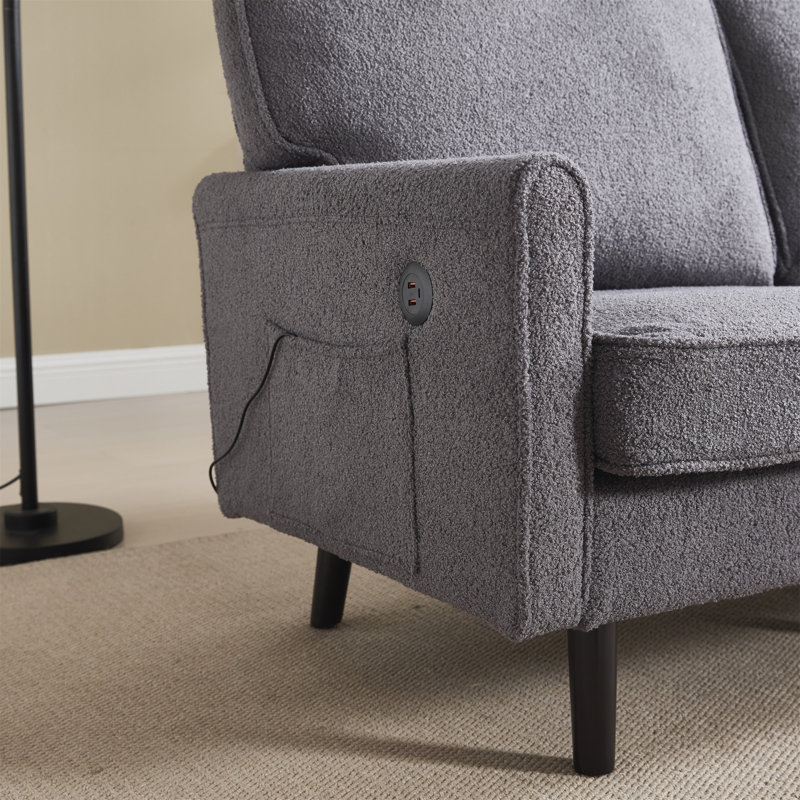 Causeuse Loveseat, Gris