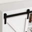 Armoire de salle de bain blanche avec tablette réglable