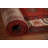 Geometric Red   Runner Rug 4x10