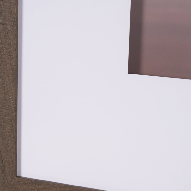 «Misty Morn» par Gary Blatter, reproduction d'art encadrée sous verre