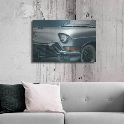 Luxe Metal Art 'Vintage Silver Caddy' By Louise Mo " Vintage Silver Caddy " by Louise Montillio