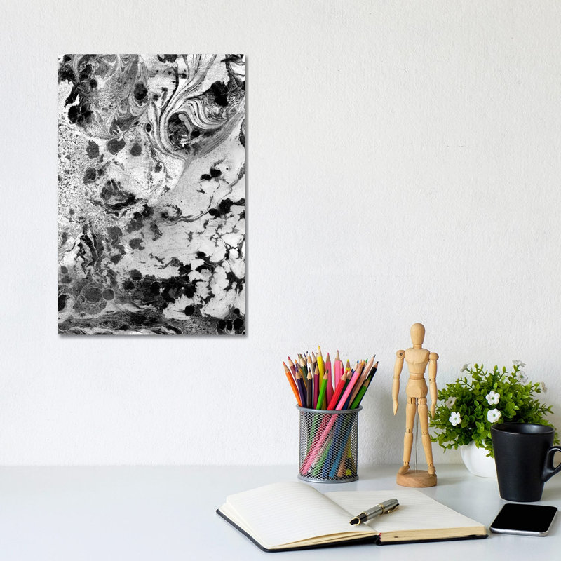 Obsidian II 1 Piece Wrapped Canvas Painting, 20.32 cm H x 30.48 cm W