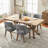 Upholstered Dining Side Chairs Set of 4-705286578