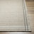 Lavande Wool Area Rug in Ivory/Black/Beige-243413079
