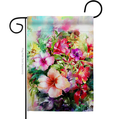 Double Sided 18.5'' H x 13'' W Polyester Garden Flag