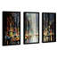 «City Lights» par E. Anthony Orme - peinture encadrée 3 pièces-101110935