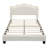 Upholstered Flower-Shape Bed, Elegant Flowers Headboard With LED Light Strip-559025923-559025920