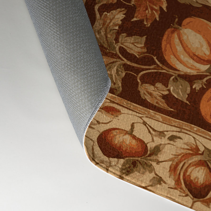 Tapis d'intérieur et d'extérieur brun français, Rectangulaire 3 pi x 5 pi