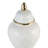 Idena Stoneware Ceramic Decorative Lidded Jar with Textured Design and Elegant Detailing-86741828-86741834
