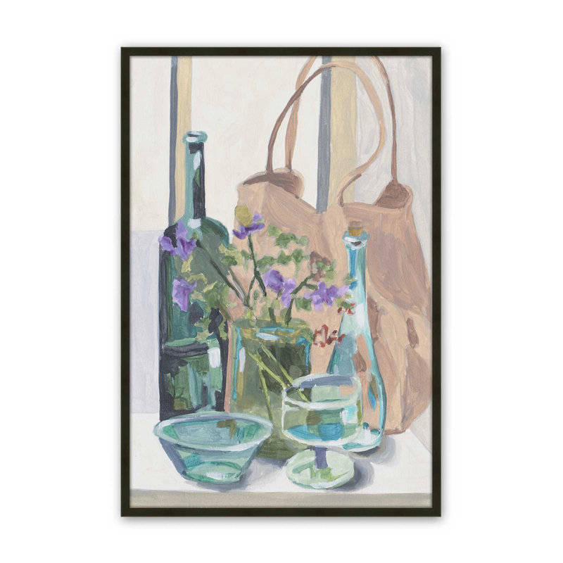 «Sustain Elegance I» par Melissa Wang, reproduction d'art, H 48 po x l 36 po, Impression sur cadre ouvert sans papier mat