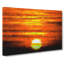 Orange Sunset - Wrapped Canvas-55366904