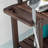 23.3-Inch Shower Chair With Backrest, Non-Slip Footrest, Storage Rack, Built-In Armrests, Suitable For Seniors And Adults, Weight Capacity 450 Lbs, Brown-1568518596