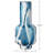 12.5" Blue Clear Glass Abstract Vase-2023745866-2023745864