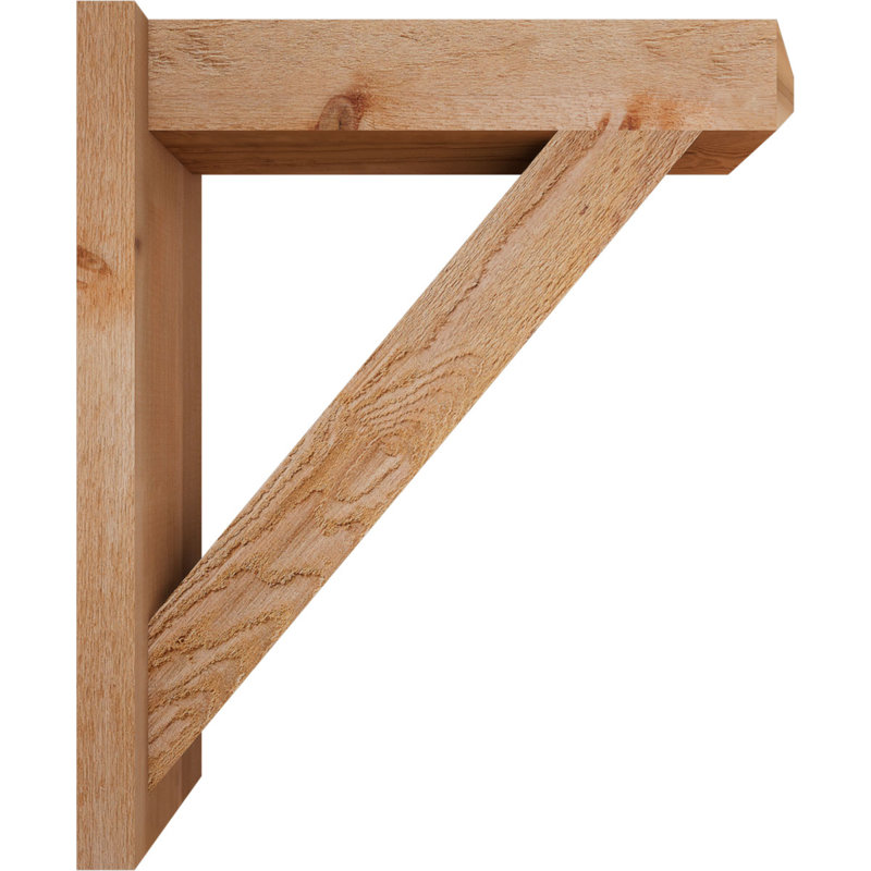 Artisan traditionnel en bois rustique, P 26 po x H 30 po, Cèdre rouge de l'Ouest de 6 po (sciage brut)