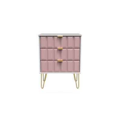 Allem 3 Drawer Chest (Ready Assembled)