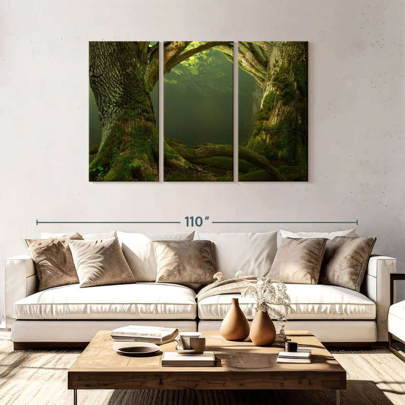 Harnek Mossy Trees, 48" H x 74" W