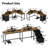 Morihisa L Shaped Desk, 94.5" Reversible Computer Gaming Desk With 3 Drawers, Corner Desk With 2 Monitor Stand, Home Office Desk Workstation-1930855313