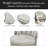 Patio Furniture Round Outdoor Sectional Sofa Set Rattan Daybed Two-Tone Weave Sunbed With Retractable Canopy, Separate Seating And Removable Cushion-1941196747-1941196758