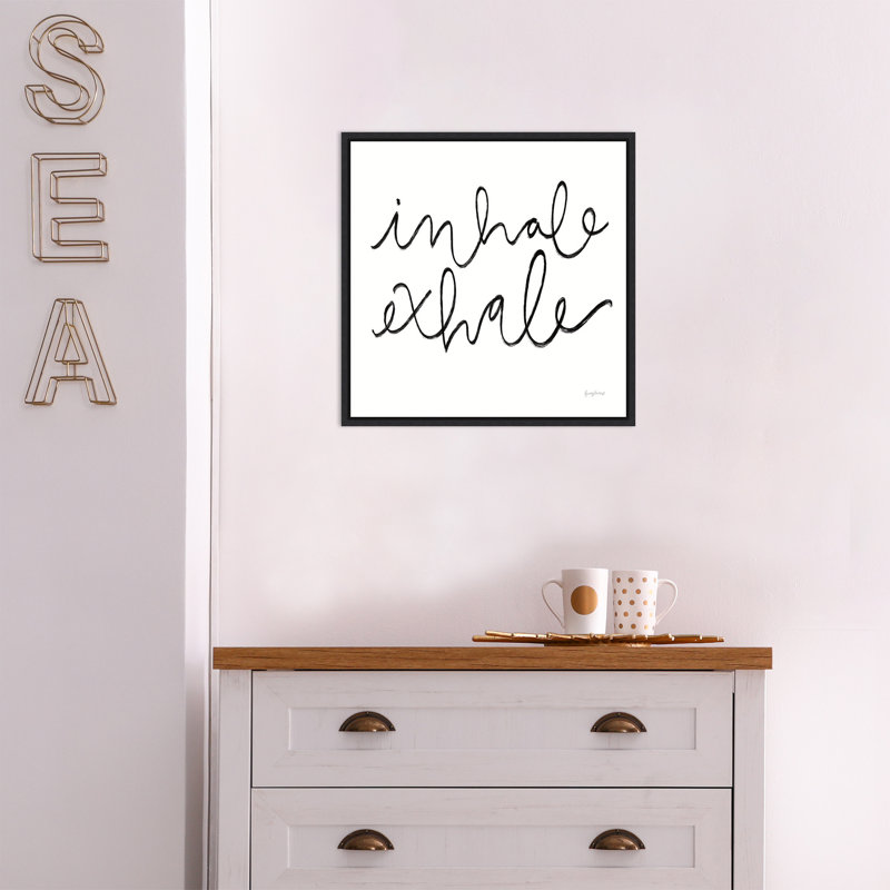 "Calm Home III" par Becky Thorns - cadre photo, art textuel sur toile