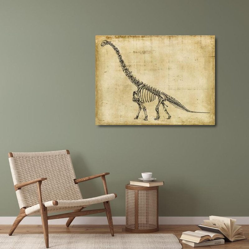 «Red Barrel Studio®» par Harper, Ethan, reproduction d'art sur toile sous le titre: Brachiosaurus Study, H 28 po x l 36 po