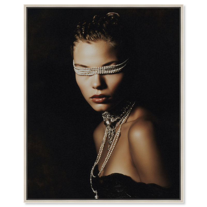 Nacreous Vision Print by Oliver Gal, 31"H x 25"W, Silver Floater Frame