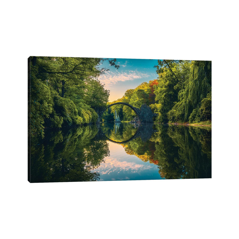 «Devil Bridge - Allemagne» par Cuma Cevik - photographie sur toile tendue, H 18 po x l 26 po x P 1,5 po