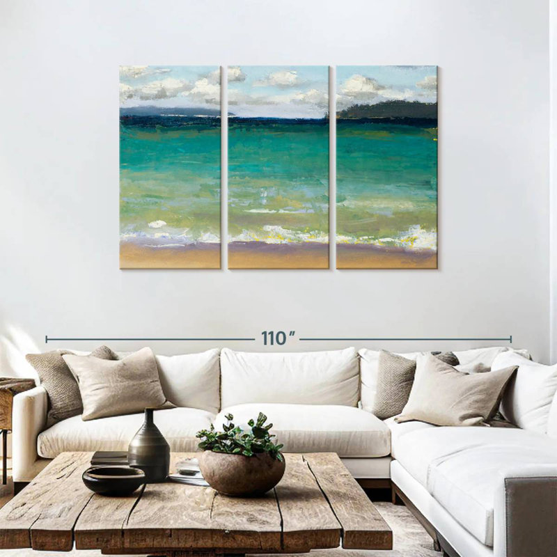 Gillard Caribbean Beaches, 48" H x 74" W