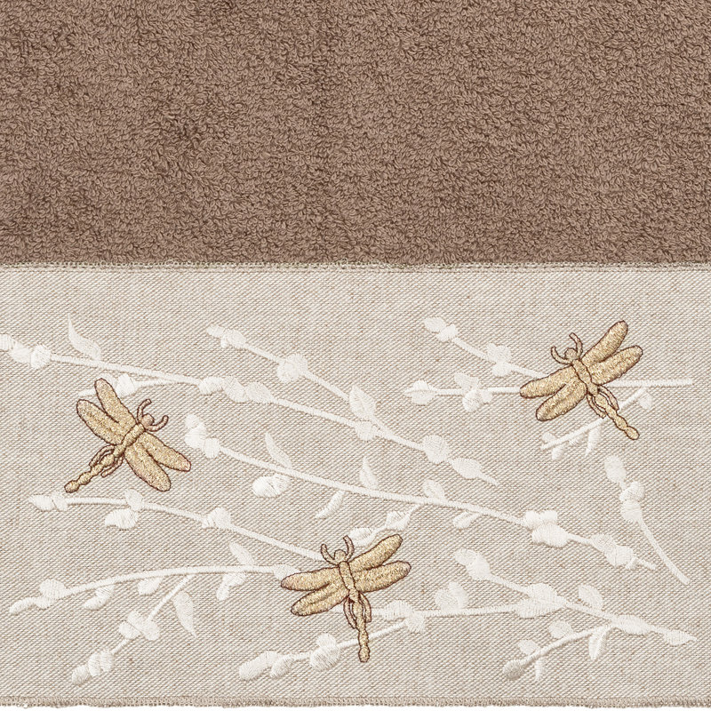 Braelyn Bath Towel Midweight Bath Towel, Latte