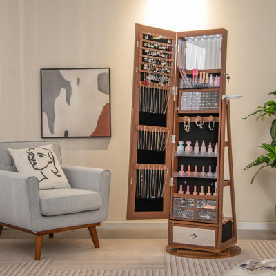 Thema 22'' Wide Freestanding Jewelry Armoire