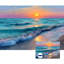 Papier peint adhésif auto-adhésif moderne pour la chambre à coucher - Avec la mer, paysage, coucher de soleil, vagues de l'océan, plage de sable, impression de nuage-78392741