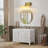 12" Dimmable Led Alabaster Bathroom Vanity Light-1754713089