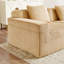 Canapé d'intérieur, canapé modulaire en forme de U modulaire à 3 places avec assise profonde, confort en forme de nuage, coussins décoratifs et 2 repose-pieds mobiles pour la détente en famille-847705022-847705021