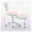 Fauteuil de méditation rose à roulettes Teddy