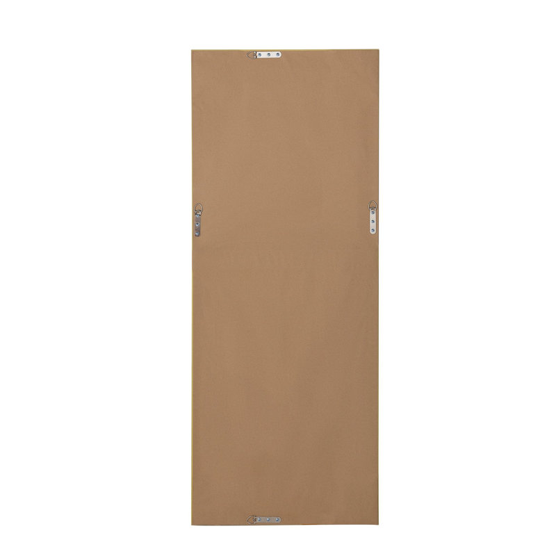 Casandra Flat Wall Mirror, Brown