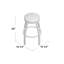 Tabouret pivotant80280 Misha-92218329-92218307-92218317