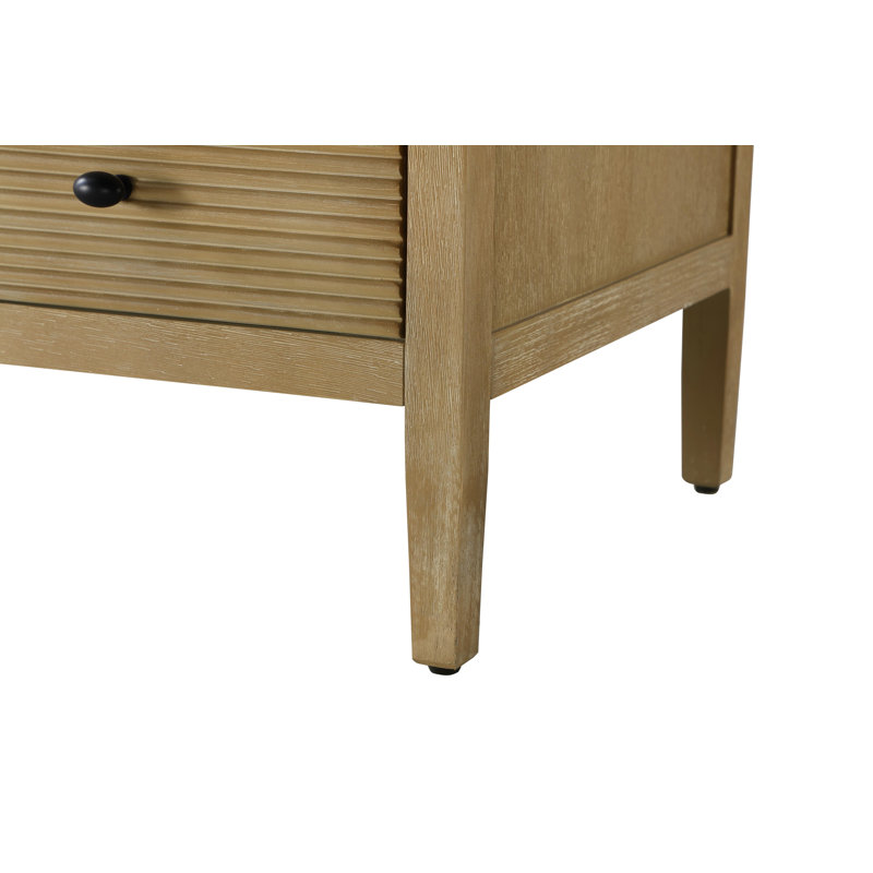 60 inch Single Bathroom Vanity, Linen Oak