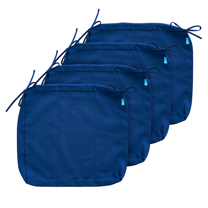 Housse de coussin d'extérieur 4 pièces CAYIP, Bleu