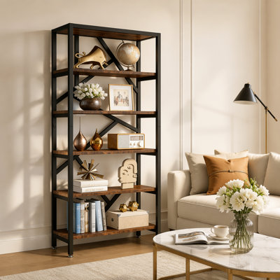 Versatile Shelf Display,Sturdy Bookshelf,Modern Bookcase