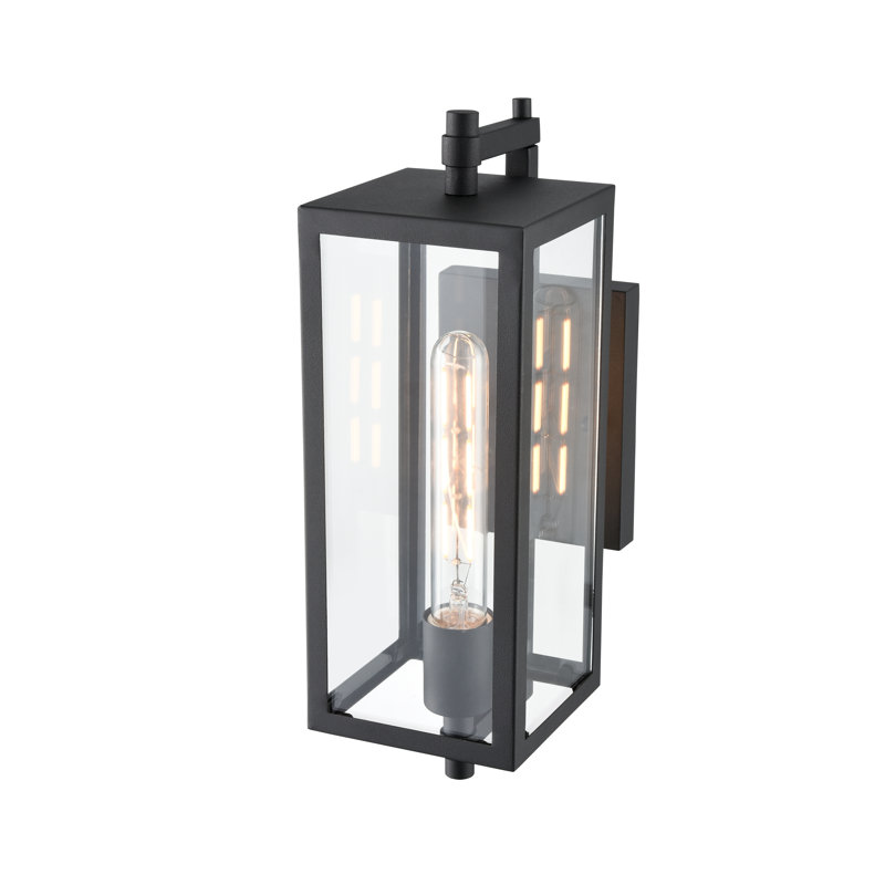 Applique murale d'extérieur 1 lumière Decrescendo, H 14 po x l 4,7 po x P 6,9 po