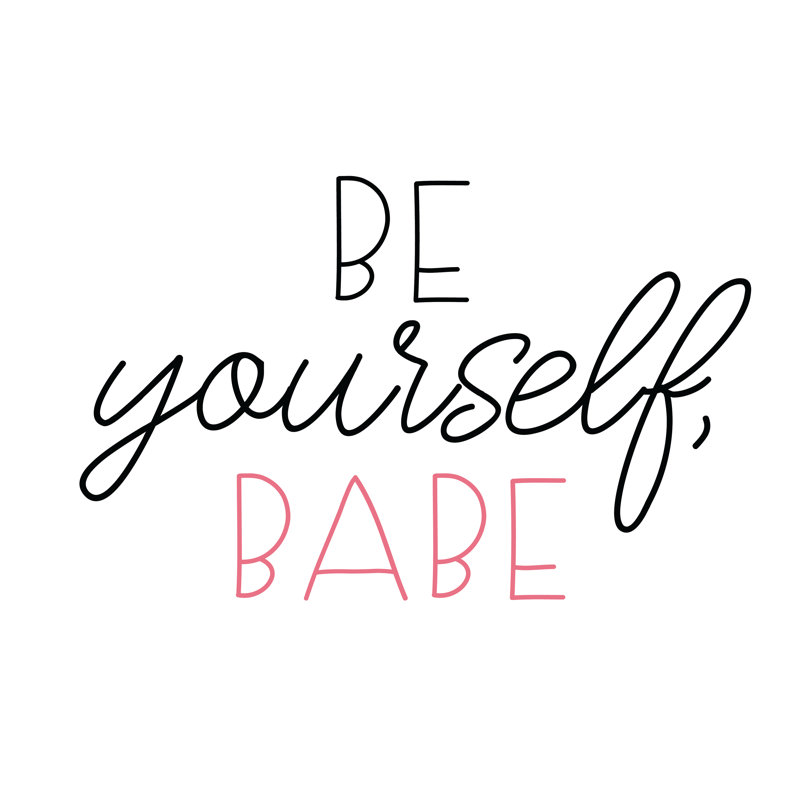 Be Babe - Wrapped Canvas Print, 122cm H x 122cm W x 3.8cm D