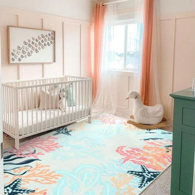 Vintage Look Shag Area Rug