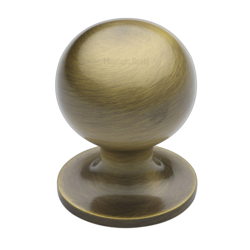 Heritage Brass Cabinet Knob Ball Design, 3.8cm