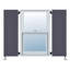 Ensemble de panneaux à panneaux surélevés et à panneau simple architectural Atlantic-37063314-37063318-37063389
