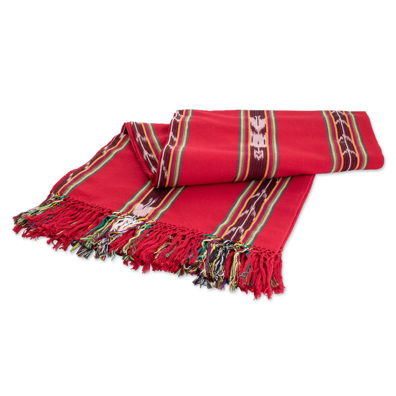 Novica Handmade Family Joy Cotton Tablecloth