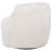 Eadey Faux Sheepskin Upholstered Swivel Chair Natural-915766414