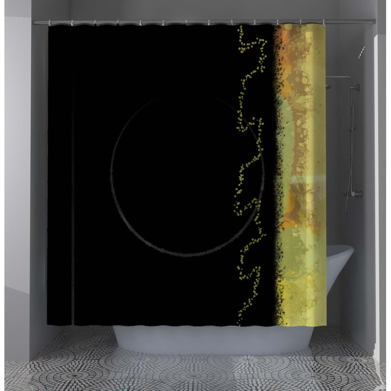Golden Invincible Shower Curtain
